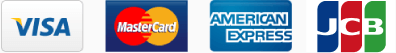 VISA、MasterCard、JCB、American Express